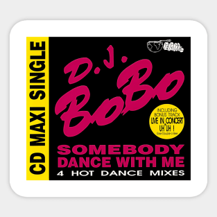 DJ BoBo Somebody Dance With Me Album Cover Sticker